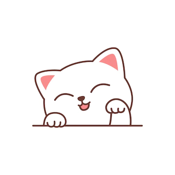 cute-white-cat-cartoon-vector-illustration_42750-808